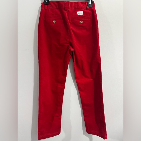 Vineyard Vines Boys Red Cord Pants Size 12 - Picture 1 of 3
